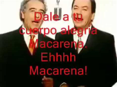 macarena spanish version lyrics